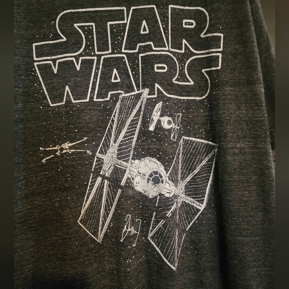 VINTAGE STAR WARS DARK GREY T-SHIRT - Picture 3 of 7